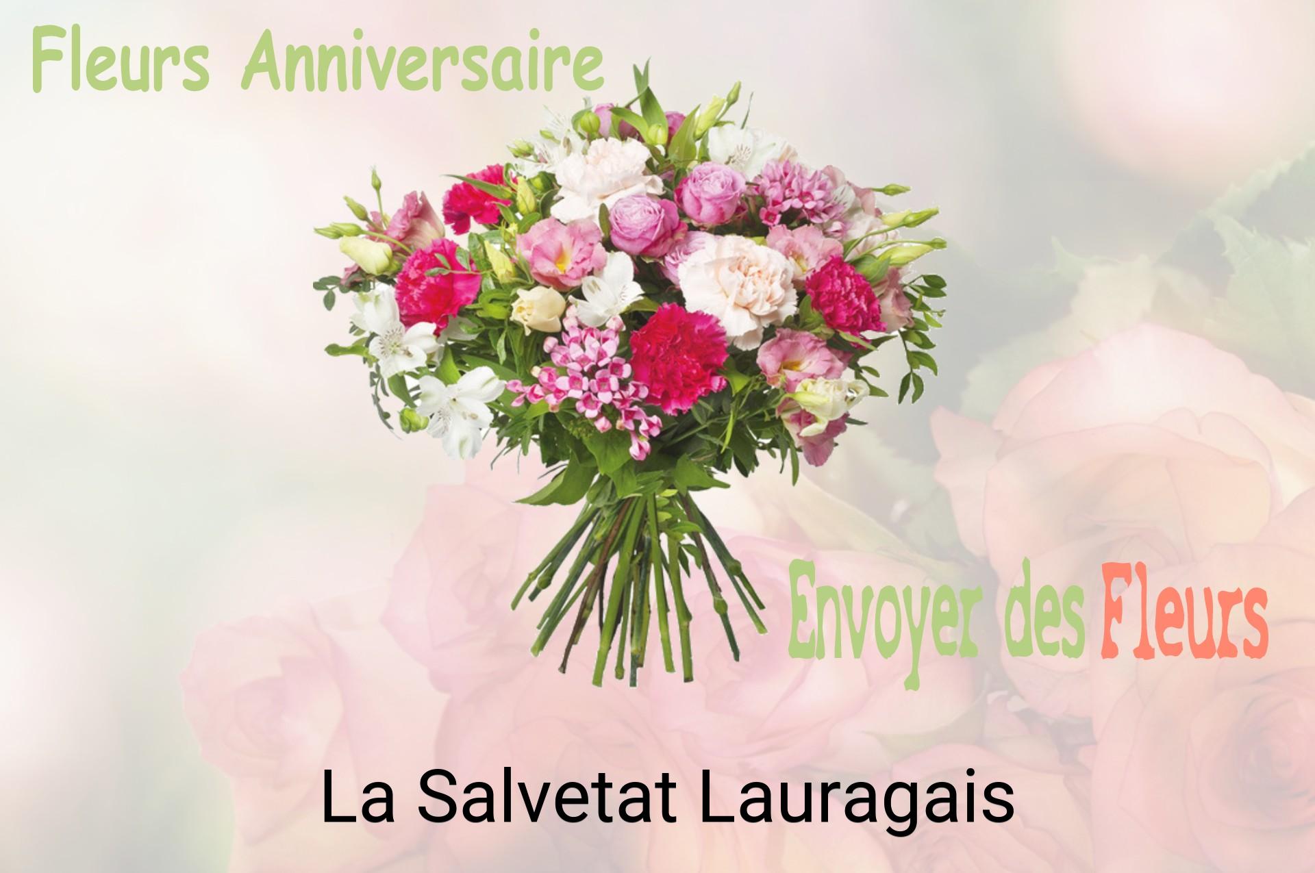 Bouquet de fleurs d’anniversaire livré à La Salvetat-Lauragais