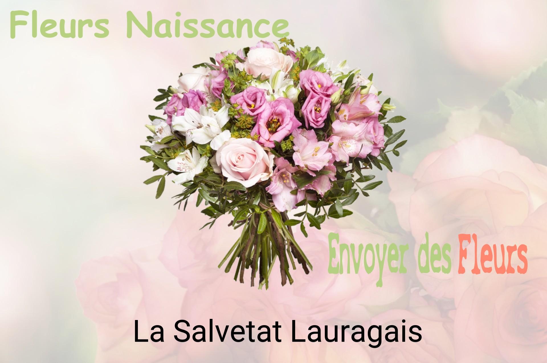 Bouquet de fleurs de naissance livré à La Salvetat-Lauragais